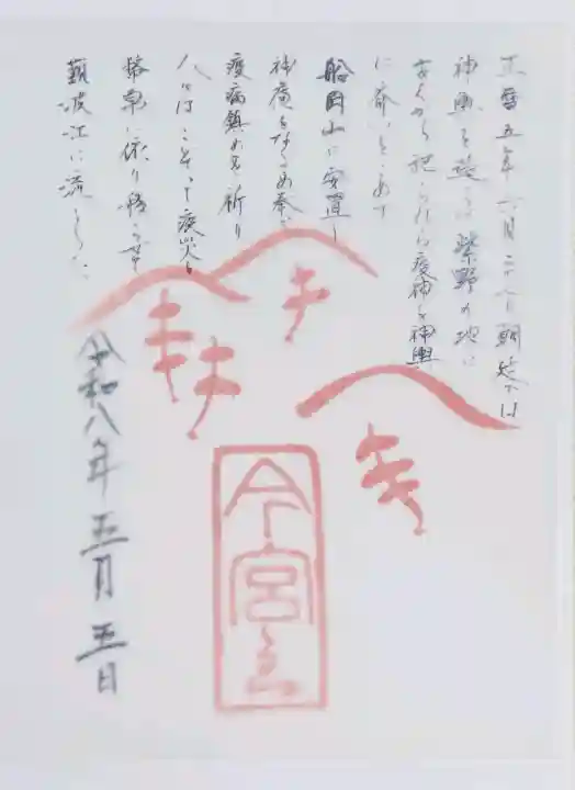 今宮神社の御朱印