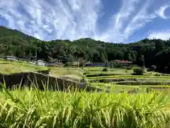 天山神社の景色