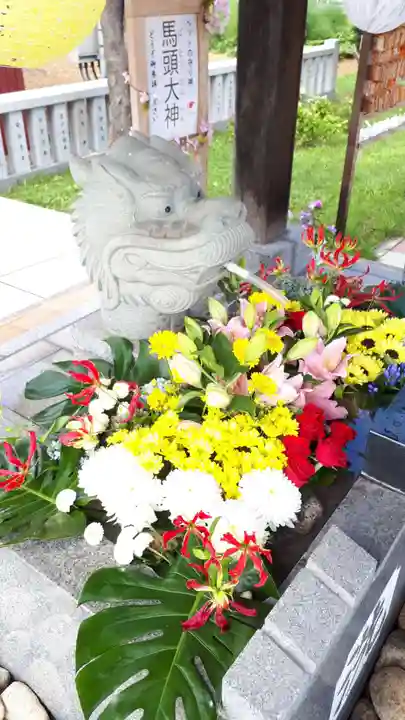 新川皇大神社の手水舎