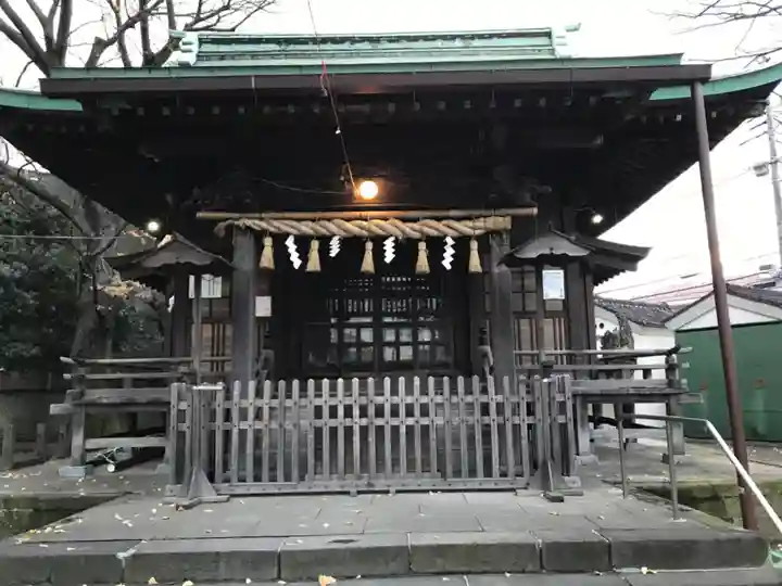 鵜ノ木八幡神社の本殿・本堂