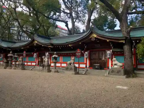 杭全神社の本殿・本堂