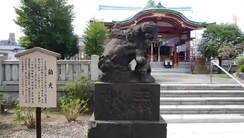 千住神社の狛犬