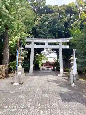武蔵野八幡宮の鳥居