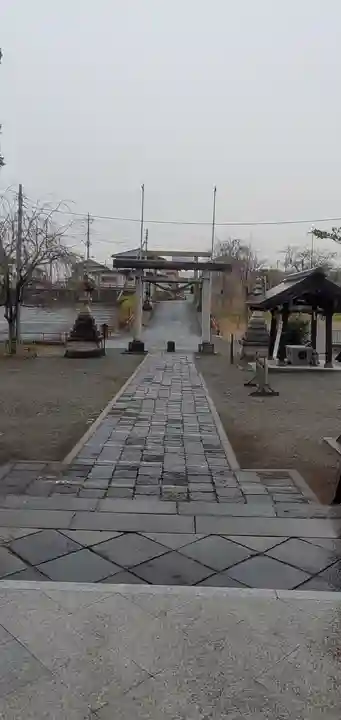 大間々神明宮の鳥居