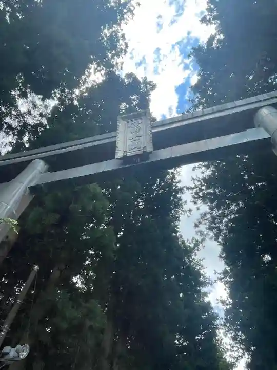 北口本宮冨士浅間神社の鳥居