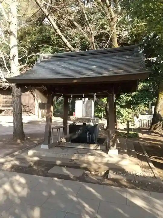 石神井氷川神社の手水舎