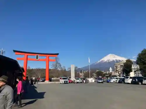 富士山本宮浅間大社の鳥居