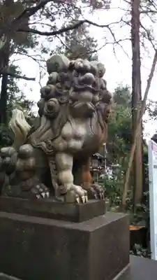 道野辺八幡宮の狛犬