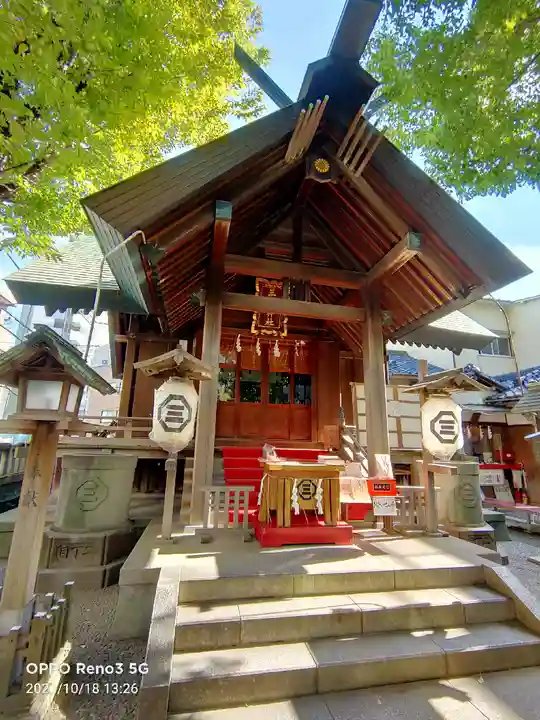 三島神社の本殿・本堂