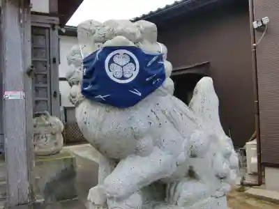 八日市場東照宮の狛犬