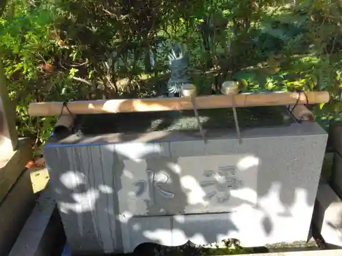 天台宗　長窪山　正覚寺の手水舎