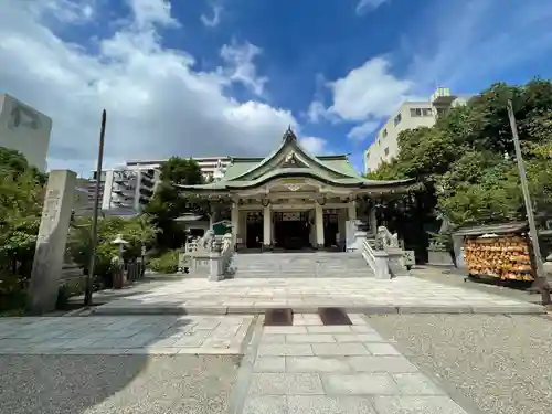 難波八阪神社の本殿・本堂