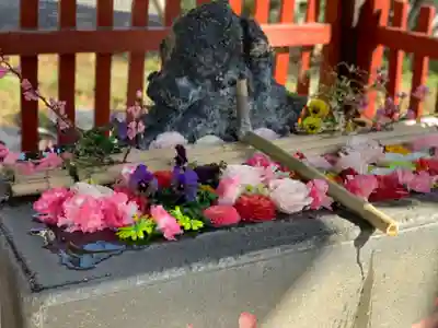 胡録神社の手水舎