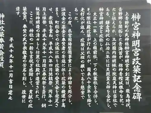 榊宮神明宮の歴史