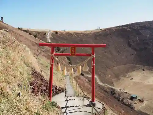 大室山浅間神社の鳥居