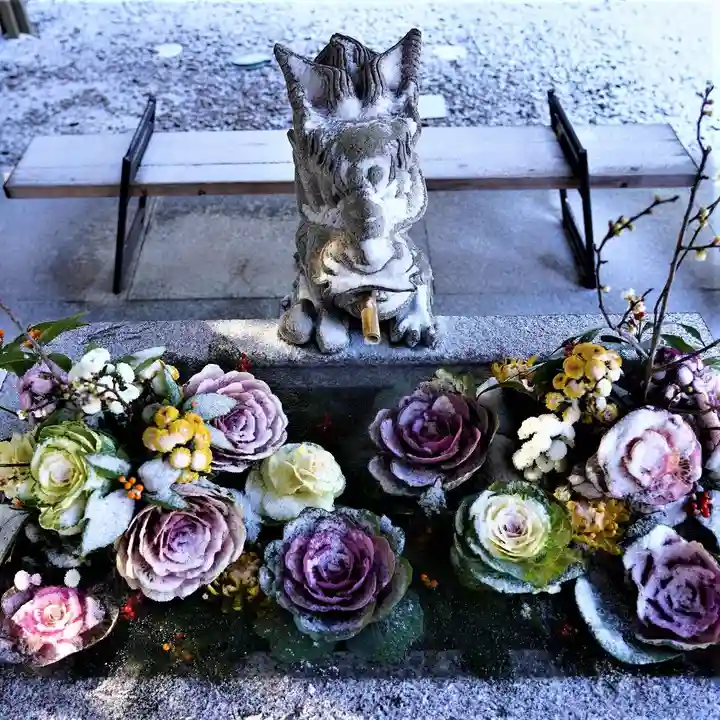 滑川神社 - 仕事と子どもの守り神の手水舎