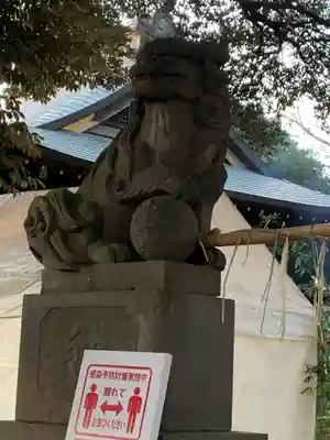 太子堂八幡神社の狛犬