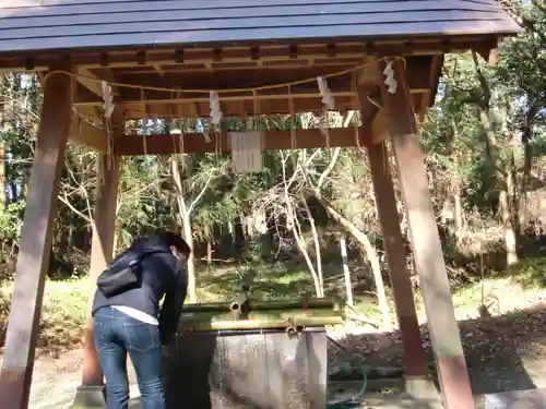 息栖神社の手水舎