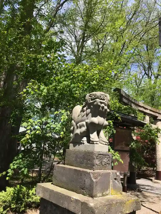 旭川神社の狛犬