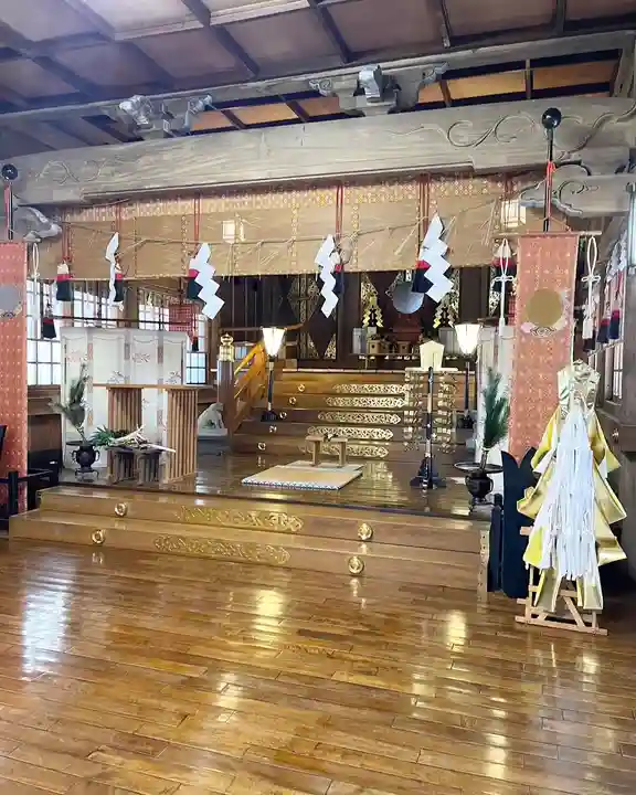 釧路一之宮 厳島神社の本殿・本堂