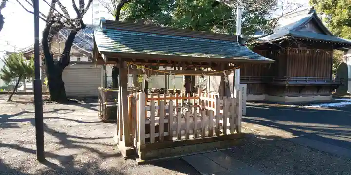 旗岡八幡神社の手水舎