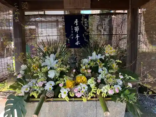 國魂神社の手水