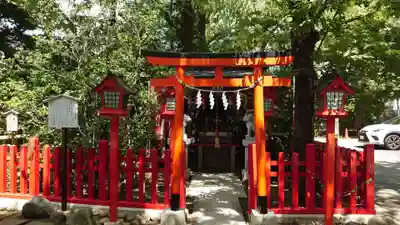 新田神社の鳥居