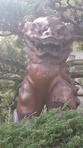 大元 宗忠神社の狛犬