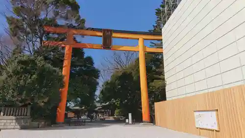 川越氷川神社の鳥居