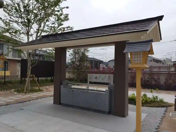 千葉縣護國神社の手水舎