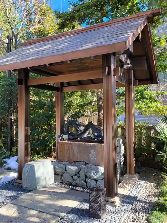 六本木天祖神社の手水舎
