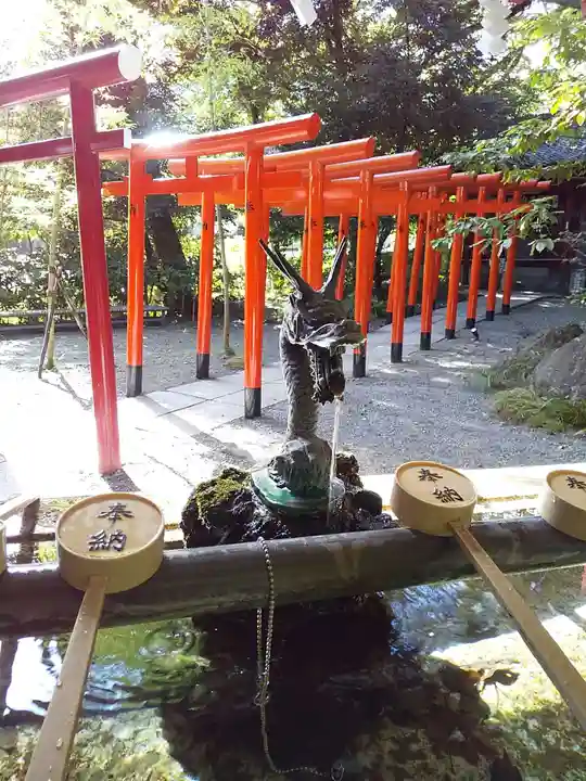 來宮神社の手水舎