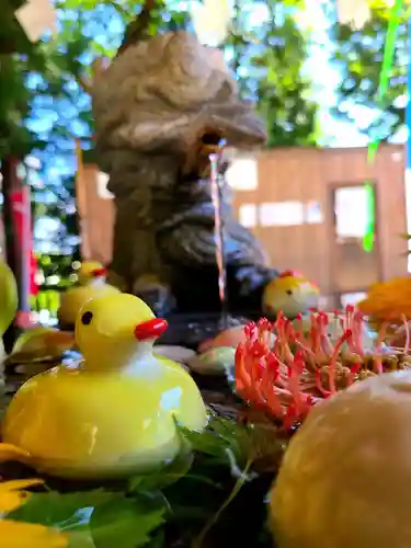 滑川神社 - 仕事と子どもの守り神の手水舎