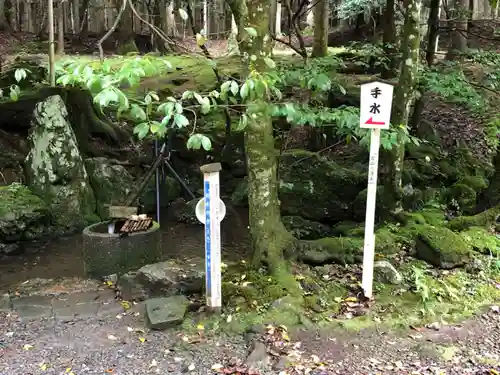 若狭彦神社（上社）の手水舎