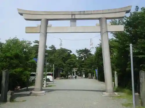 片瀬諏訪神社の鳥居