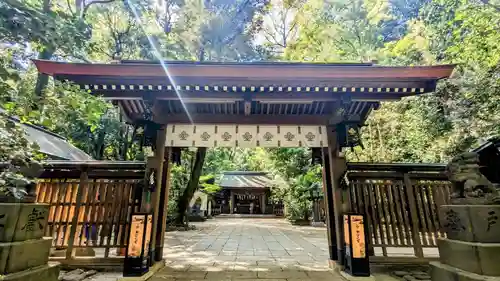 駒木諏訪神社の山門