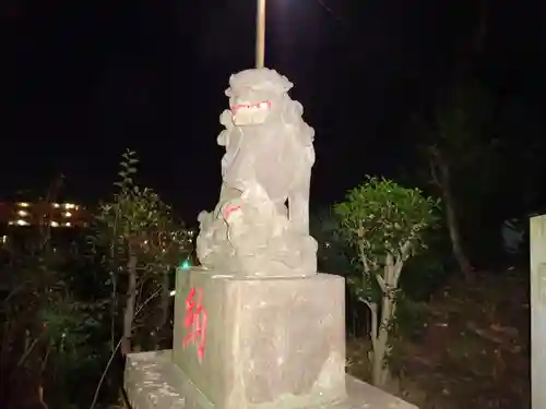 白山神社の狛犬