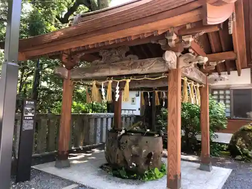 宇倍神社の手水舎