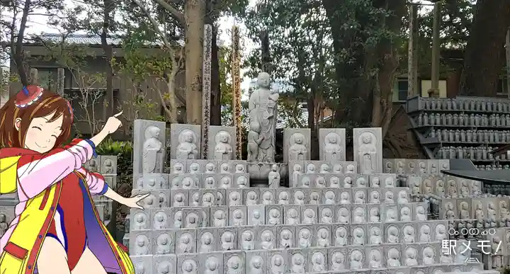 法華経寺奥之院の仏像