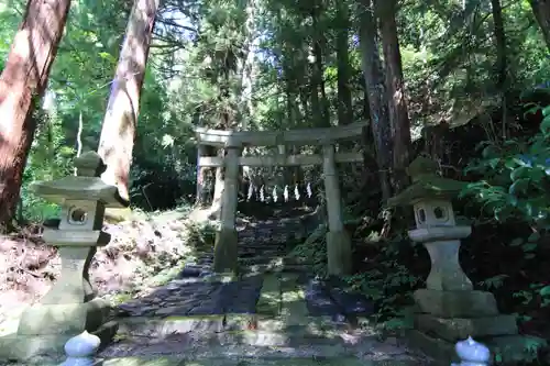 木幡山隠津島神社(二本松市)の鳥居