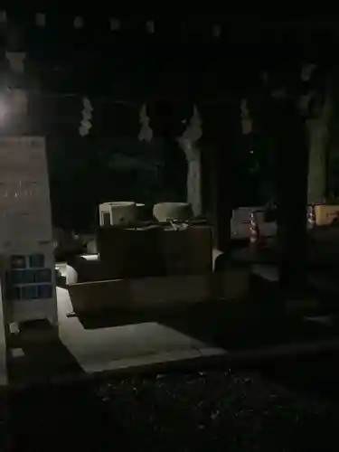 溝旗神社（肇國神社）の手水舎