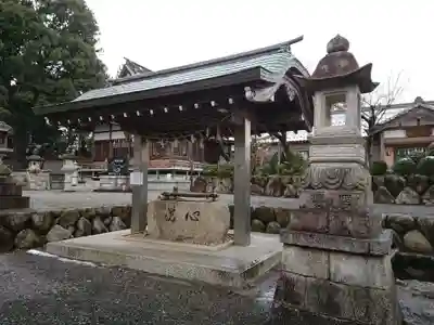 猪名部神社の手水舎