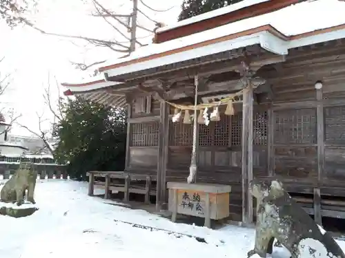 於呂閇志胆澤川神社の本殿・本堂