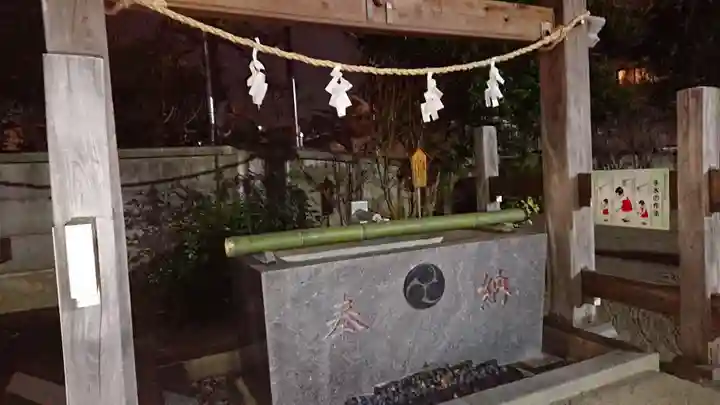 安方神社の手水舎