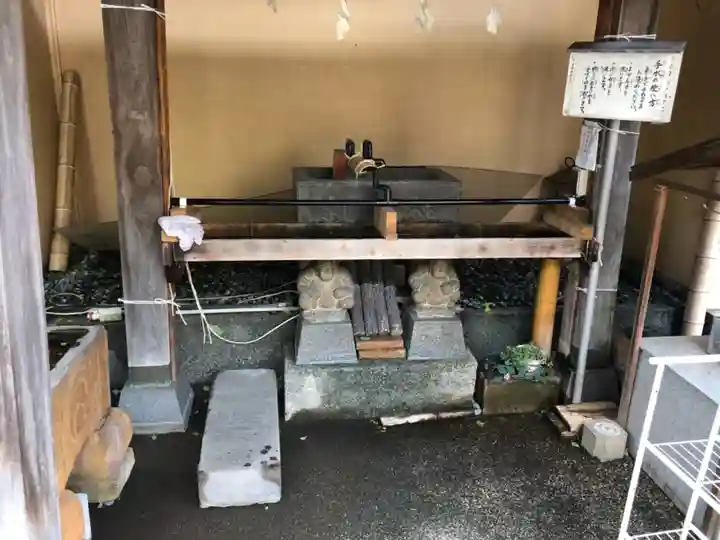 菊名神社の手水舎