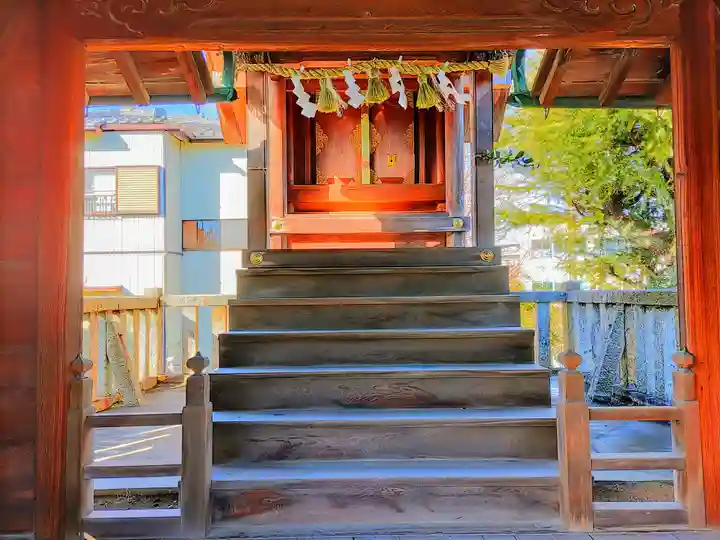 高木神社(萩原町高木)の本殿・本堂
