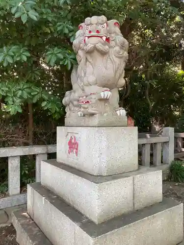 前鳥神社の狛犬