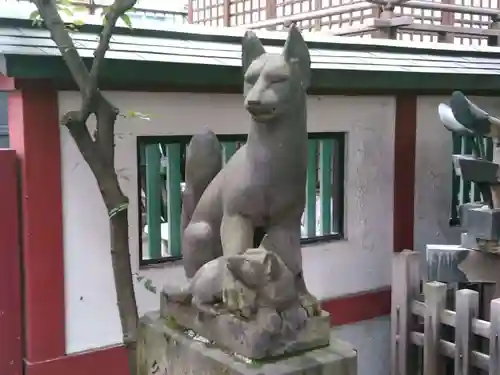 柳森神社の狛犬