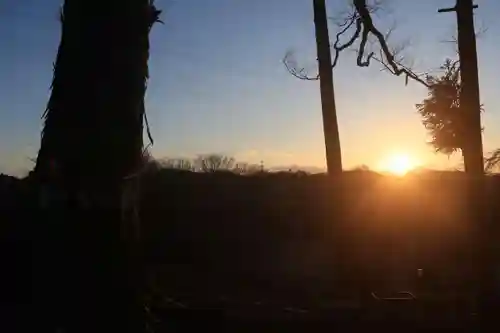 阿久津「田村神社」（郡山市阿久津町）旧社名：伊豆箱根三嶋三社の景色
