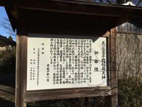 高千穂稲荷大神の歴史